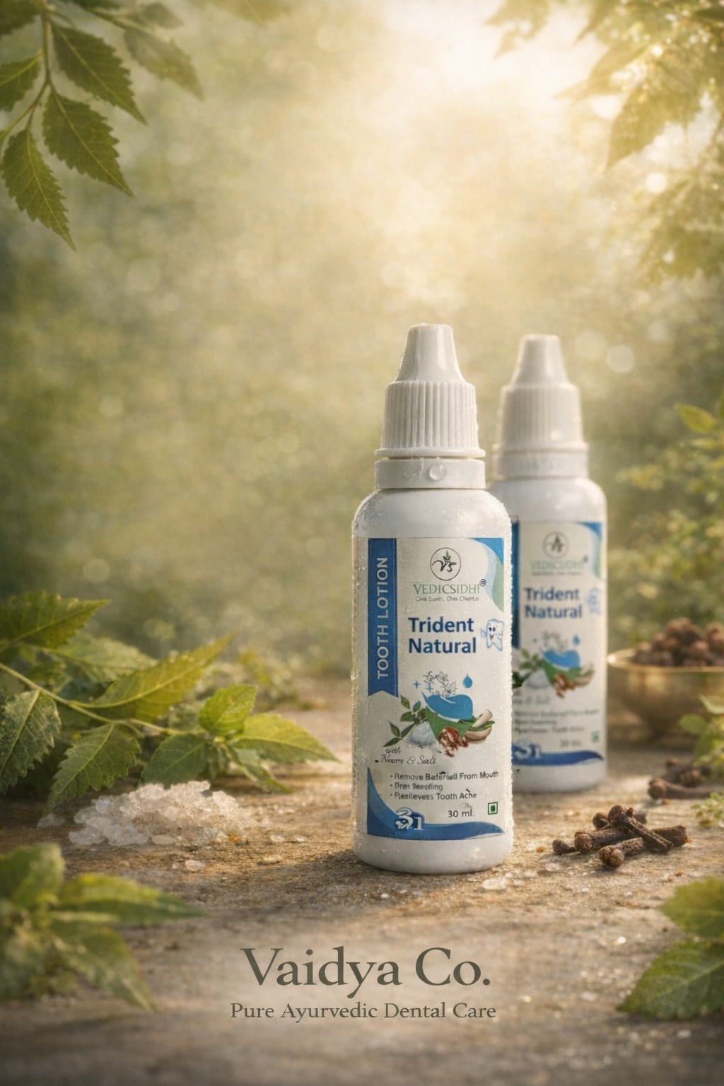 VaidyaCo Trident Natural Tooth Lotion – Tooth Pain & Sensitivity Relief